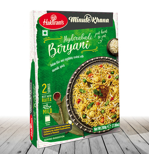 Haldiram's Ready To Eat Hyderabadi Biryani Image