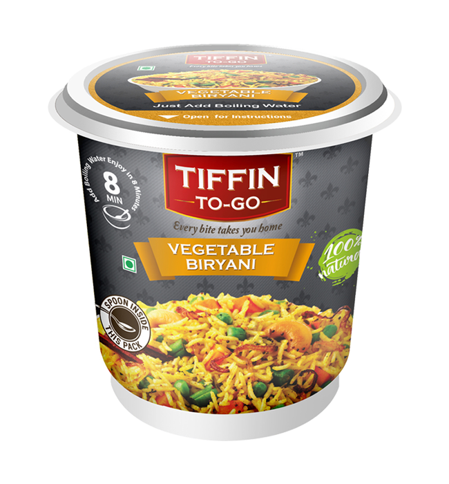 Tiffin To Go Vegetable Biryani Image