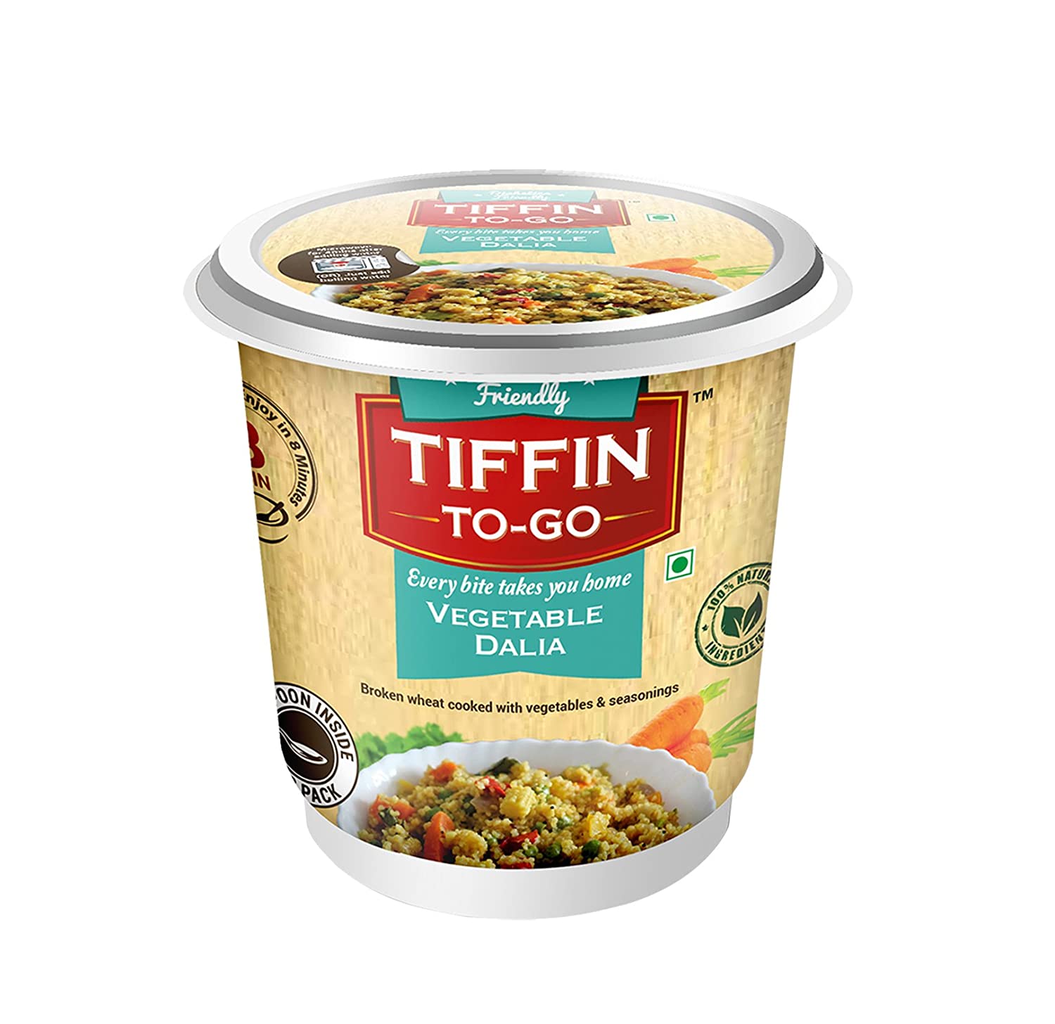 Tiffin To Go Vegetable Dalia Image