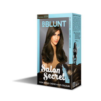 BBLUNT Salon Secret High Shine Creme Hair Colour Espresso Natural Brown Image