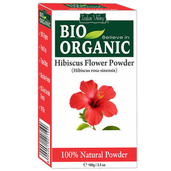 Indus Valley Bio Organic Hibiscus Flower Powder Image