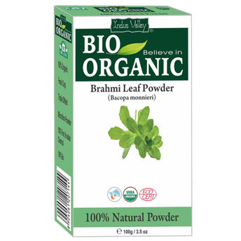 Indus Valley Bio Organic Natural Brahmi Leaf Powder Image