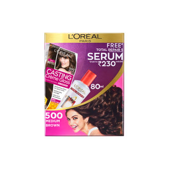 L'Oreal Paris Casting Cream Gloss Hair Color Medium Brown Image