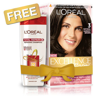 L'Oreal Paris Excellence Creme Hair Color Natural Darkest Image