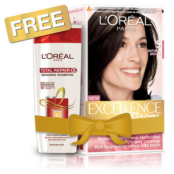 L'Oreal Paris Excellence Creme Hair Color Natural Brown Image
