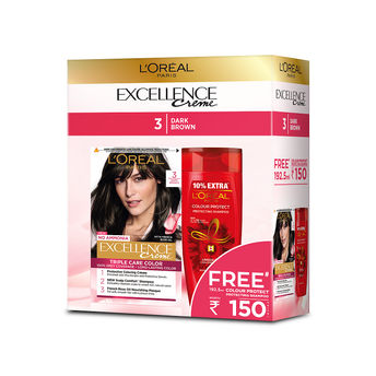 L'Oreal Paris Excellence Hair Color Dark Brown Image