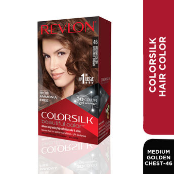 Revlon Colorsilk Hair Color Medium Golden Chest Nut Brown Image