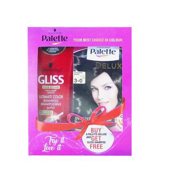 Schwarzkopf Palette Deluxe Intense Oil Care Color Dark Brown Image