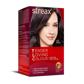 Streax TLC Soft Gel Hair Colour Plum Image