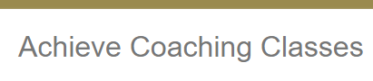 Achieve Coaching Classes - Mangalore Image