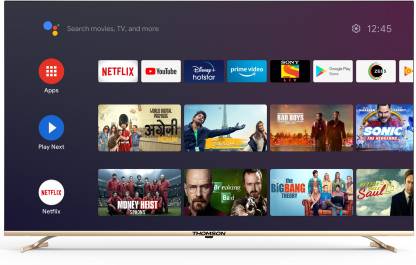 Thomson 139cm (55) Ultra HD (4K) LED Smart Android TV (55OATHPRO0101) Image