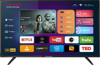 Thomson UD9 108cm (43) Ultra HD (4K) LED Smart TV (43TH6000) Image