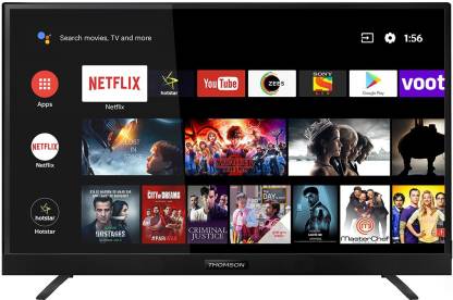 Thomson 108cm (43) Ultra HD (4K) LED Smart Android TV (43OATH1000) Image