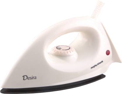 Morphy Richards Desira Dry Iron Dupont Teflon Coated White 1000 W Image