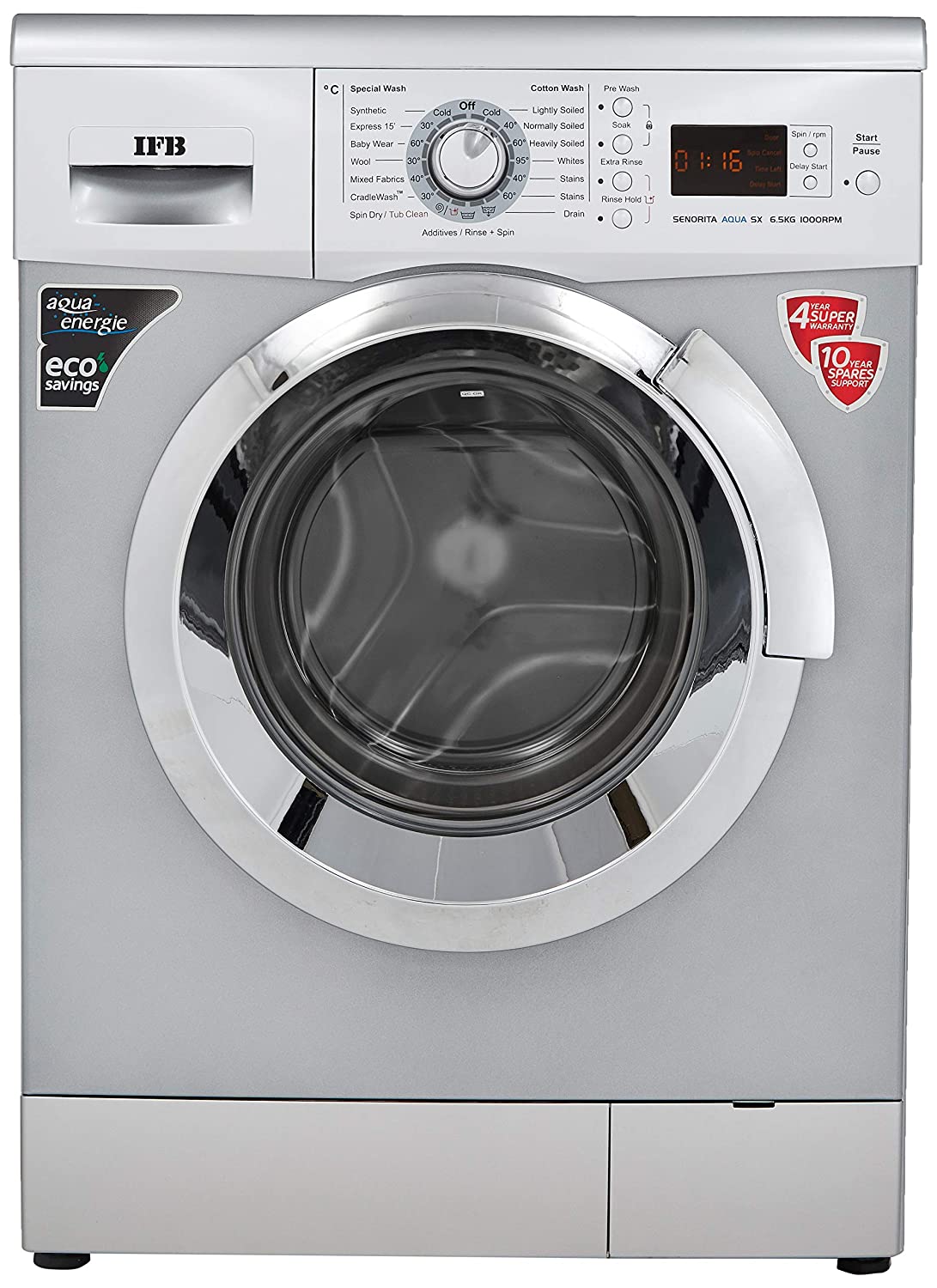 IFB 6.5 kg 3D Wash Fully Automatic Front Load with In-built Heater Image