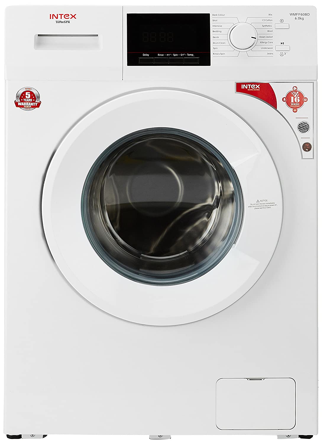 Intex 6 kg Fully Automatic Front Load with In-built Heater Image