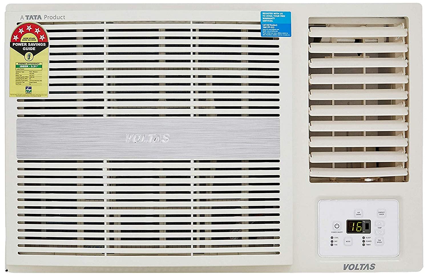 Voltas 1.5 Ton 5 Star Window AC 185LZH Image