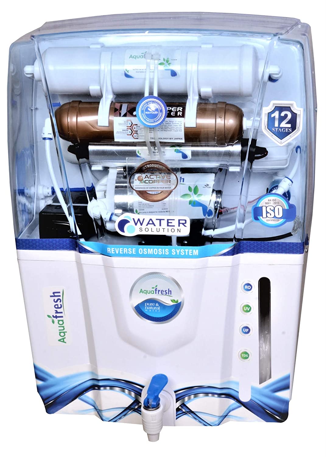 Aqua Fresh Audi COPPER MINERAL+ro+uv+tds 12L Water Purifier Image