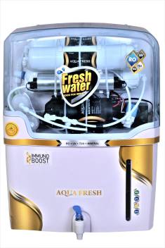 Aqua Fresh GOLD MINERAL+RO+UV+UF+TDS 15L 15L RO+UV+UF+TDS Water <br />Purifier Image