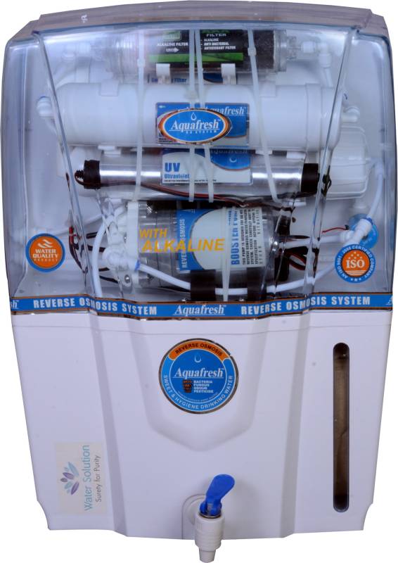 Aqua Fresh white ALKALINE ro uv uf tds mineral 12L <br />Water Purifier Image