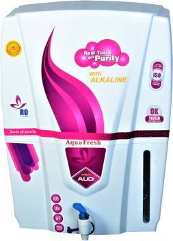 Aqua Fresh white c ALAKALINE Mineral+ro+uv+uf+tds 15L 12L RO+UV+UF+<br />TDS Water Purifier Image