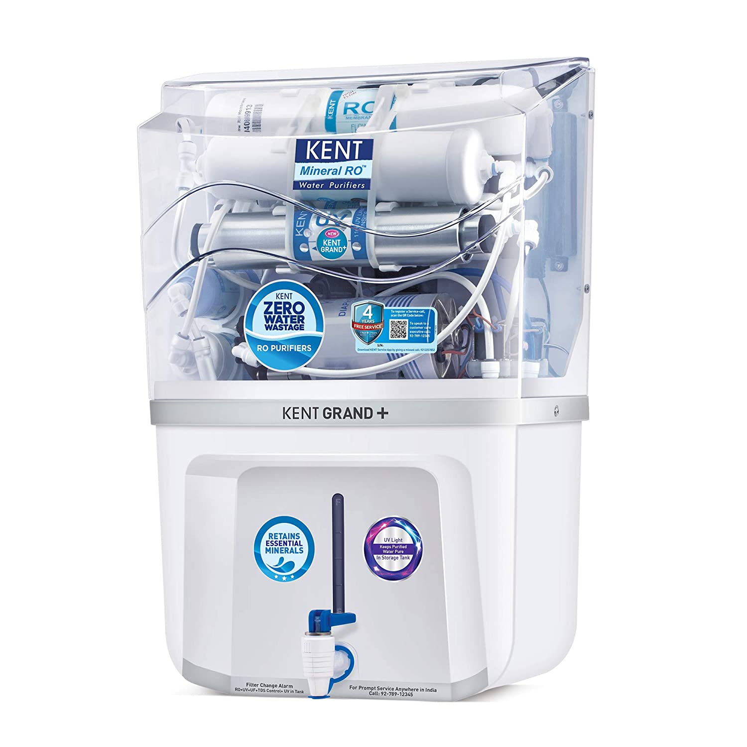 Kent grand plus new 9Litres RO Water Purifier, Grand+ 9L RO+UV+UF+<br />TDS Water Purifier Image