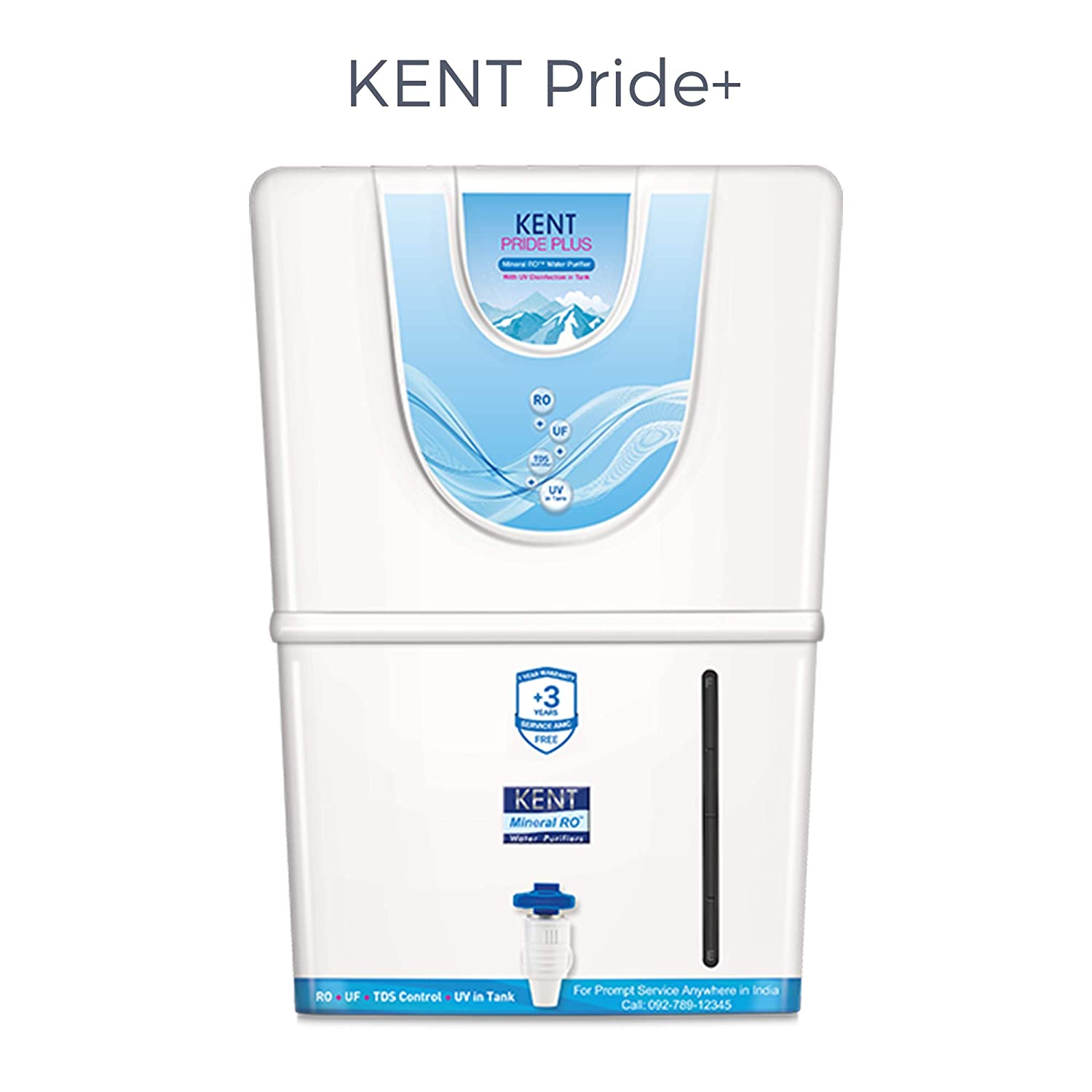 Kent PRIDE+(11067) 8L RO+UV+UF+TDS Water Purifier Image