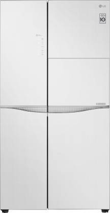 LG 675Ltr Side By Side Refrigerator GCC247UGLW Image