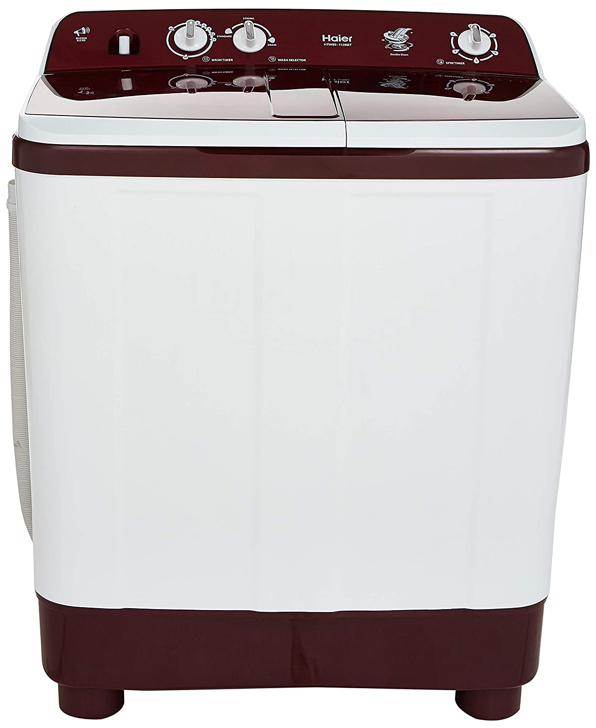 Haier 8.0Kg Semi Automatic Top Loading Washing Machine HTW801128BT Image