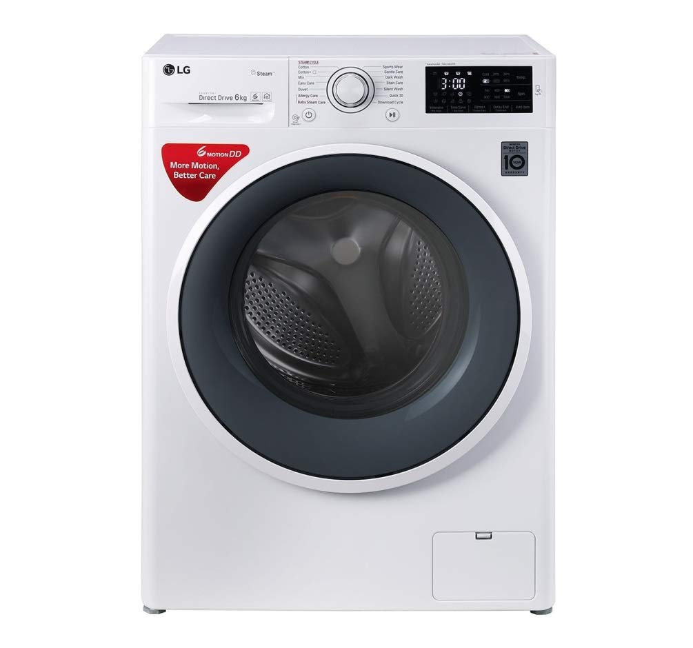 LG 6KG Fully Automatic Front Load Washing Machine FHT1006SNW Image