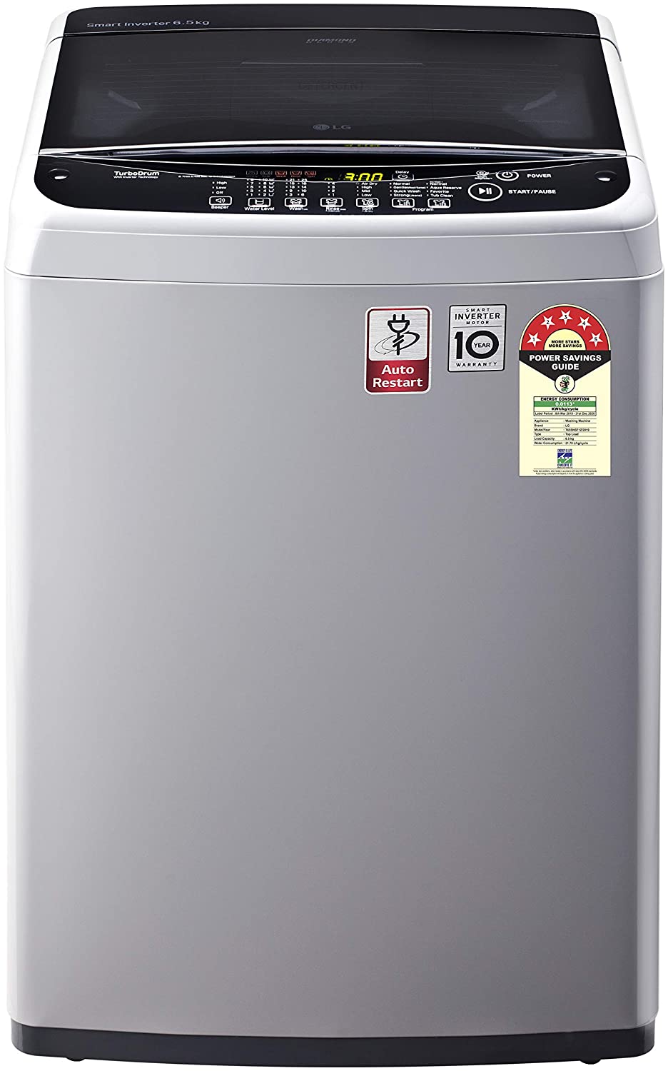 LG 6.5Kg Fully Automatic Washing Machine Middle Free T65SNSF1Z Image