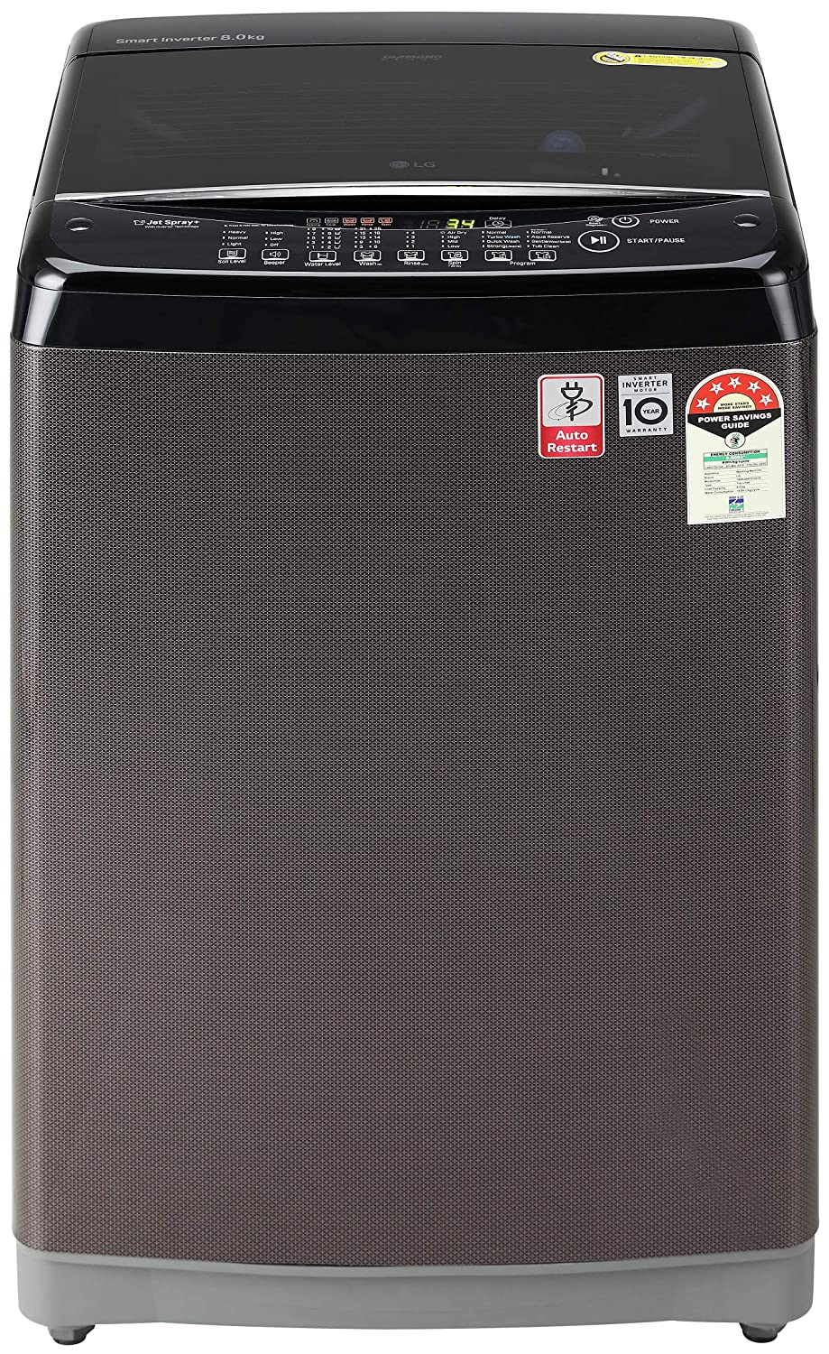 LG 8Kg Fully Automatic Washing Machine T80SJBK1Z Image