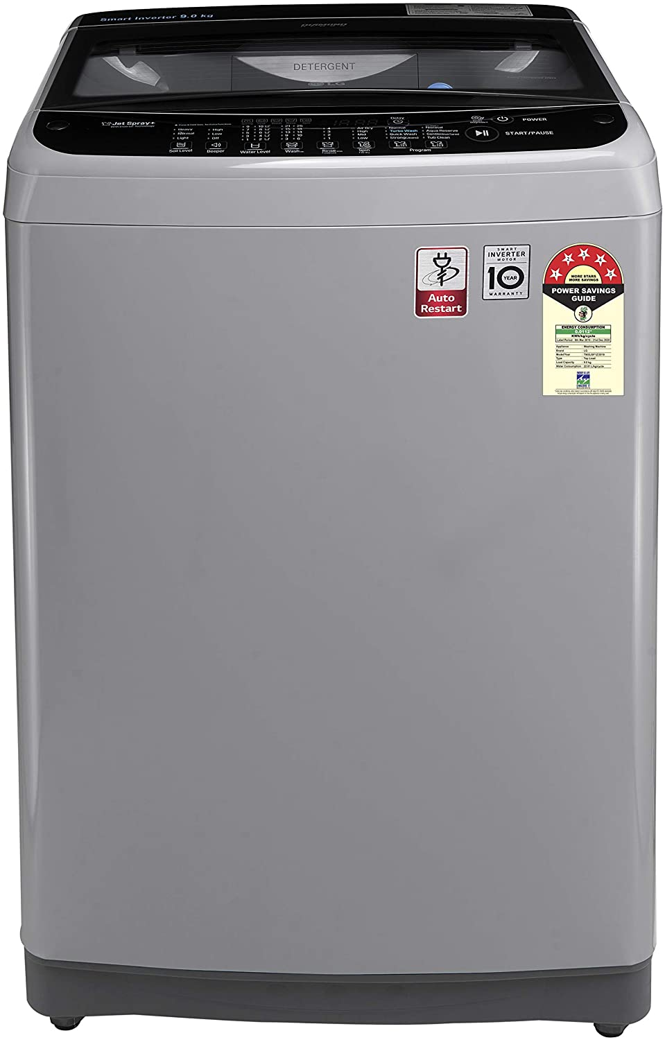 LG 9 Kg Fully Automatic Washing Machine Black T90SJSF1Z Image