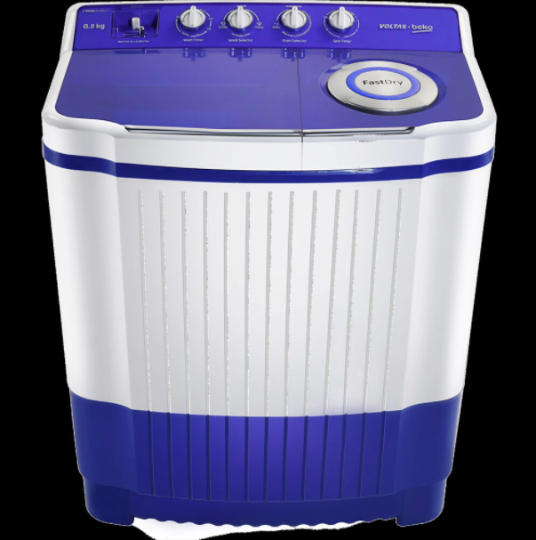 Voltas 8.5Kg Semi Automatic Washing Machine Sky Blue Beko WTT85ST Image