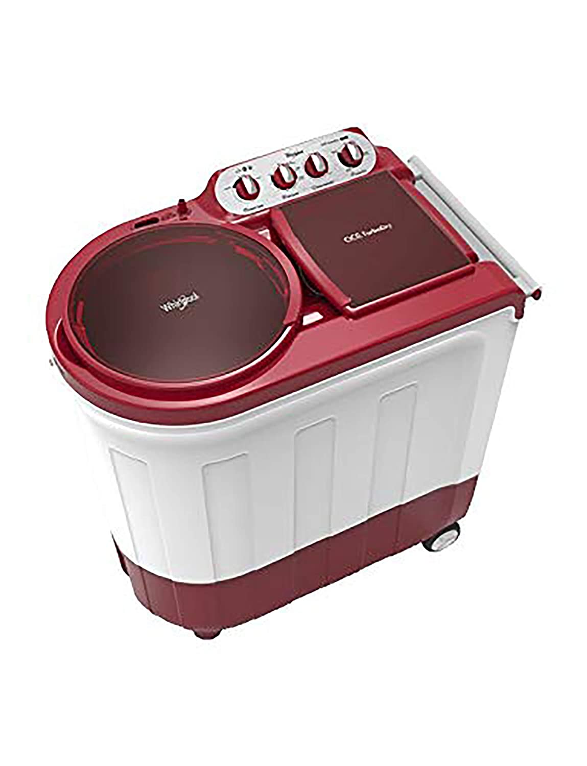 Whirlpool 8.5Kg Semi Automatic Top Loading Washing Machine Coral Red ACE 8.5 TURBO DRY Image