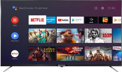 Kodak 139cm (55) Ultra HD (4K) LED Smart Android TV (55CA0909) Image
