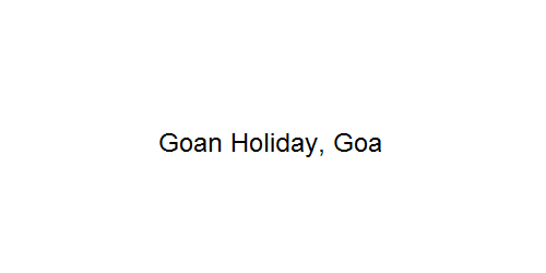 Goan Holiday - Goa Image