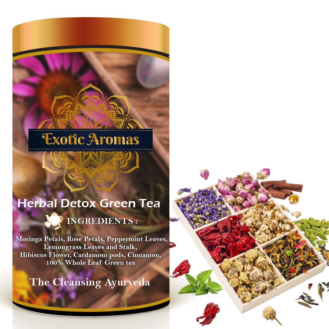 Exotic Aromas Herbal Detox Green Tea Image