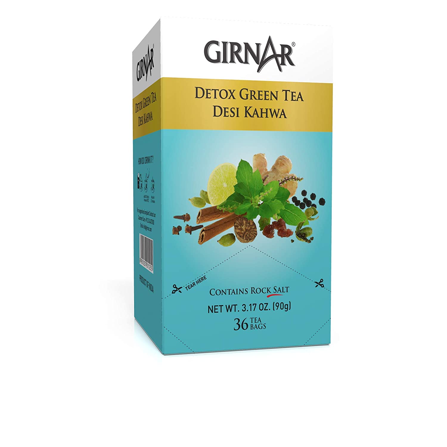 Girnar Detox Green Tea Desi Kahwa Image