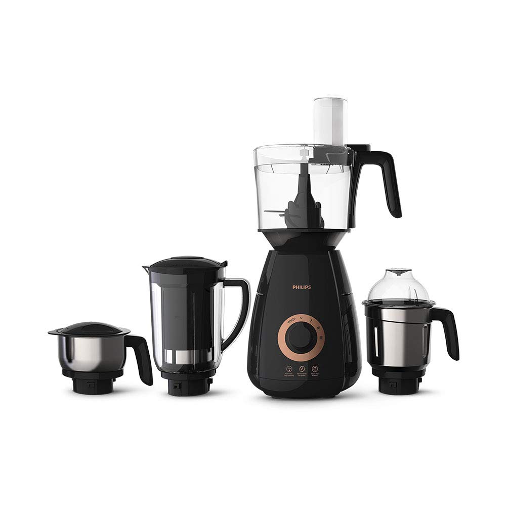 Philips HL7707 / 00 750-W Mixer Grinder with 4 Jars - Black Image