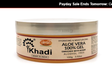 Khadi India Aloe Vera with Kesar Image