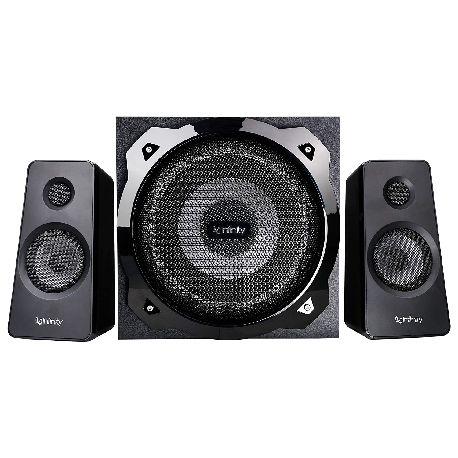 JBL Infinity Hardrock 210 Deep Bass 2.1 Channel Multimedia Speaker Image