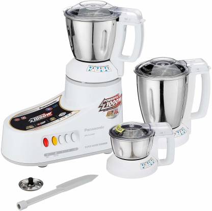 Panasonic MX-AC300S-H 1000-Watt Mixer Grinder with 3 Jars Image