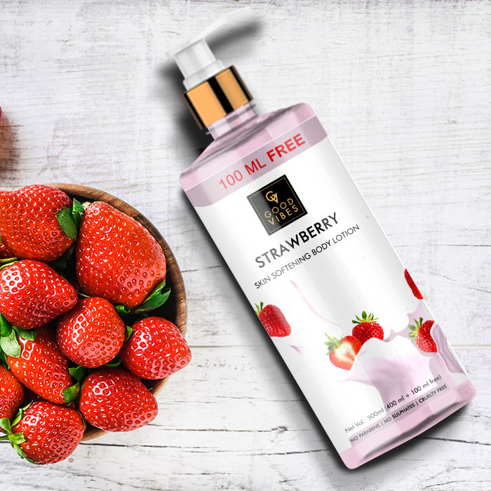 Good Vibes Strawberry Body Lotion Image