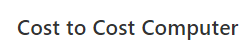 Cost To Cost Computer - New Friends Colony - Delhi Image