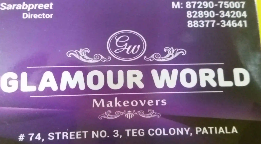 Glamour World Beauty Salon And Academy - New Officers Colony - Patiala Image