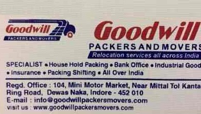 Goodwill Packers & Movers - Vijay Nagar - Indore Image