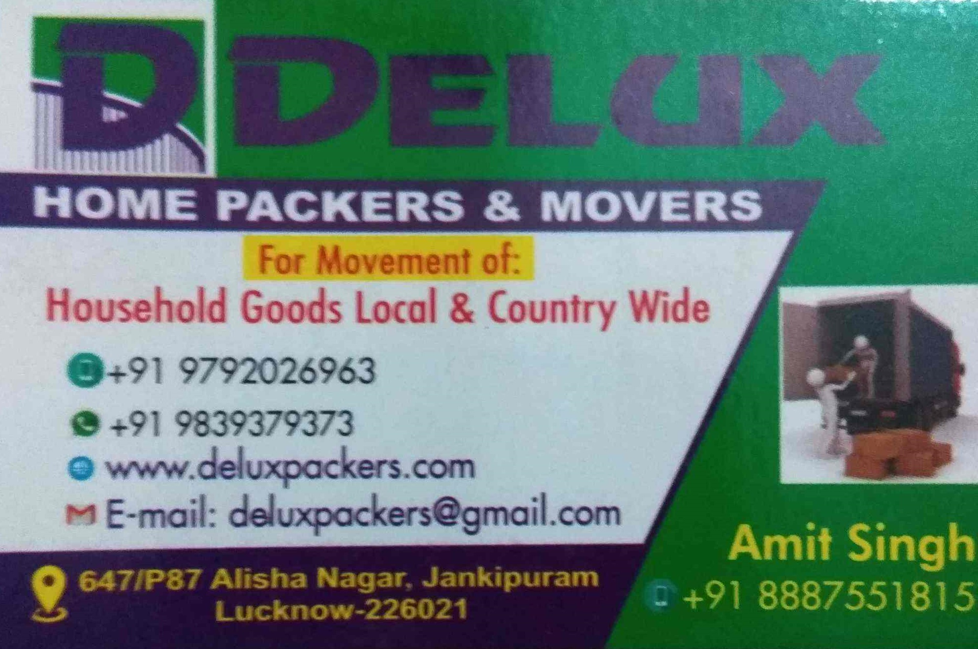 Delux Home Packers & Movers - Keshav Nagar - Lucknow Image