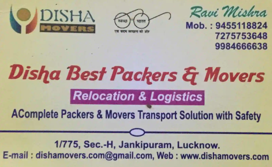 Disha Best Packers And Movers - Jankipuram - Lucknow Image