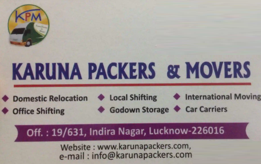 Karuna Packers And Movers - Indira Nagar - Lucknow Image